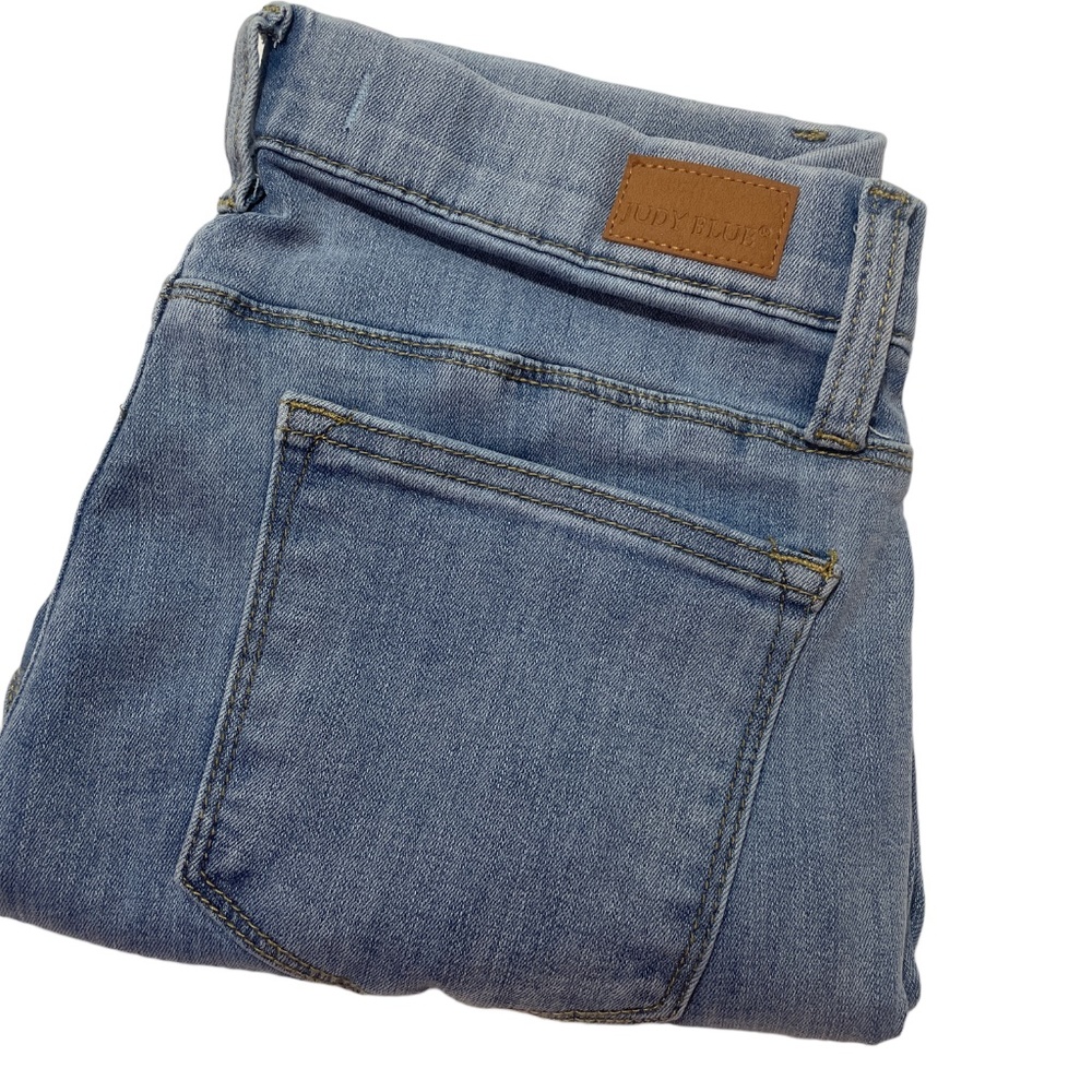 Judy Blue 9/29 Skinny Fit Pull On Jeans Pockets
